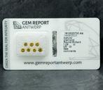 7 pcs Diamant (Natuurlijk gekleurd) - 1.09 ct Oranjeachtig, Sieraden, Tassen en Uiterlijk, Edelstenen, Nieuw