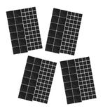 Set van 224 anti-kras meubelglijders (rubber, zwart, met pl, Nieuw, Ophalen of Verzenden