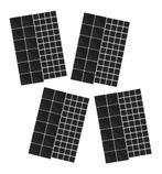 Set van 224 anti-kras meubelglijders (rubber, zwart, met pl, Huis en Inrichting, Ophalen of Verzenden, Nieuw