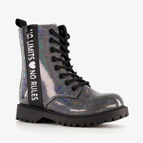 Blue Box meisjes veterboots zwart met glitters maat 27, Kleding | Dames, Schoenen, Nieuw, Verzenden