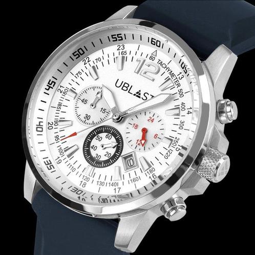 Ublast - Street Race Chronograph - UBSR43CBWH - Heren - 2025, Sieraden, Tassen en Uiterlijk, Horloges | Heren