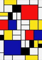 Mondrian - Abstracto Geometrico - Mural Big Size XXL, Antiek en Kunst, Kunst | Tekeningen en Foto's