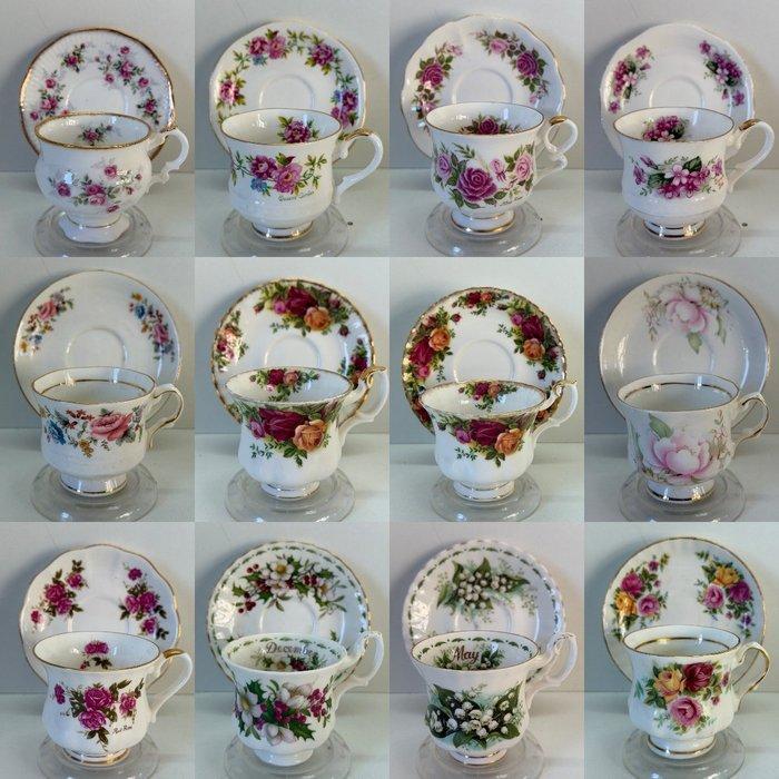 Royal Albert - Royal Ascot - Balmoral Castle - Elizabethan -, Antiek en Kunst, Antiek | Meubels | Tafels