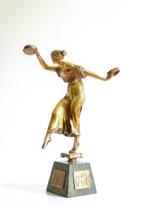Salesio Lugli - sculptuur, Danseuse au Tambourin - 40 cm -, Antiek en Kunst