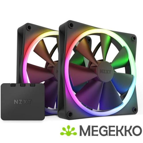 NZXT F140RGB - 140mm RGB Fans - Twin - Black, Computers en Software, Computerkoelers, Nieuw, Verzenden