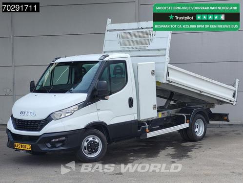Iveco Daily 35C14 Open Laadbak met Kist Dubbellucht 3,5t Tre, Auto's, Bestelauto's, Lease, Handgeschakeld, Financial lease, Wit