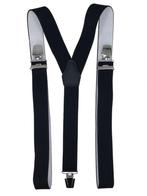 Zwarte Bretels met extra sterke clips, Kleding | Heren, Riemen en Ceinturen, Verzenden, Nieuw