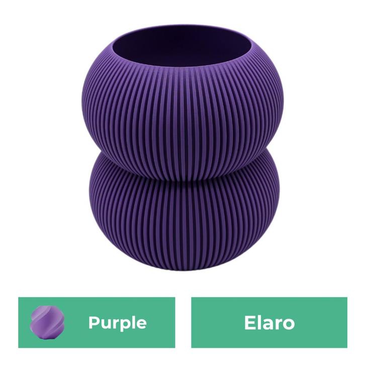 Elaro | Purple | 34CM, Huis en Inrichting, Woonaccessoires | Vazen, Nieuw, Ophalen of Verzenden
