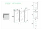 Aanbieding: Wiesbaden douchedeur + zijwand 1400x1000x2000, Ophalen of Verzenden, Nieuw