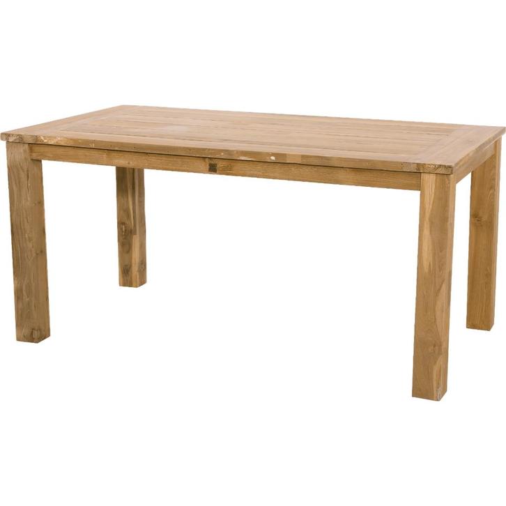 Tuintafel recycled teak 180x90 cm - naturel, Huis en Inrichting, Stoelen, Nieuw, Ophalen of Verzenden