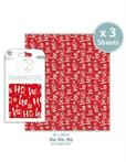 Decoupage papier Ho ho ho - Craft Consortium