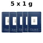 5 gram - Palladium - 5 x 1 gram 9995 Palladium Bar PAMP