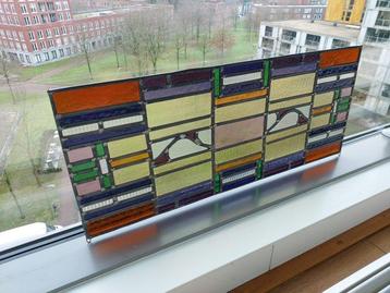 Glas-in-loodraam - 1930-1940 - Art Deco beschikbaar voor biedingen