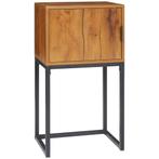 TRUUSK Industriële Console Tafel met Kast - Bijzettafel - St, Huis en Inrichting, Verzenden