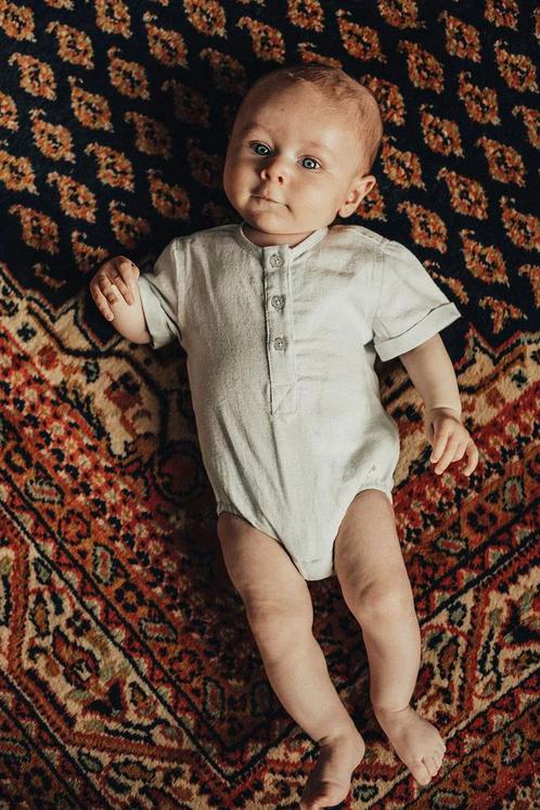 Hervey bodysuit baby blue  Baje Studio Maat 50, Kinderen en Baby's, Babykleding | Maat 56, Nieuw, Ophalen of Verzenden