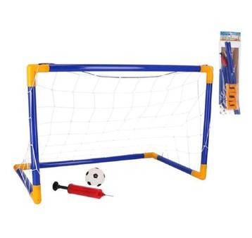 Mini Voetbaldoel set met Bal en Pomp - Goal - 81x 43 x 52 cm beschikbaar voor biedingen