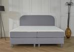 ACTIE! Boxspring Athene 180 200 Grijs, Verzenden, 180 cm, 200 cm, Nieuw