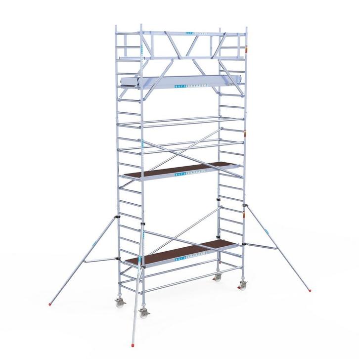 Rolsteiger Original 90x305 7,2m werkhoogte vrijstaand, Doe-het-zelf en Verbouw, Steigers, Rolsteiger of Kamersteiger, Nieuw, 5 meter of hoger