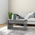 vidaXL Salontafel 68x50x38 cm bewerkt hout betongrijs, Huis en Inrichting, Tafels | Salontafels, 50 tot 100 cm, Verzenden, Nieuw