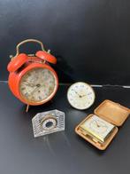 Klok (4) - Metaal, Glas - 1970-1980 - wekker