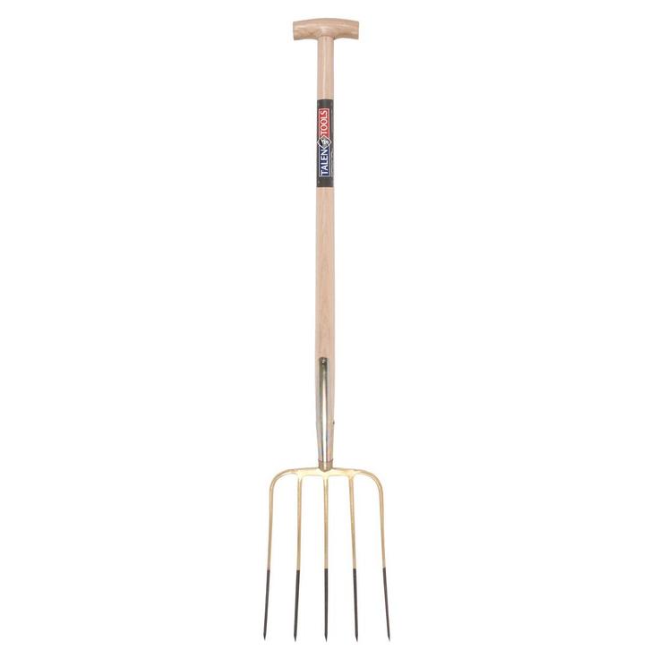Talen Tools Mestvork 5-tands – 85 cm Essenhouten Steel, Tuin en Terras, Hand-tuingereedschap, Nieuw, Ophalen of Verzenden