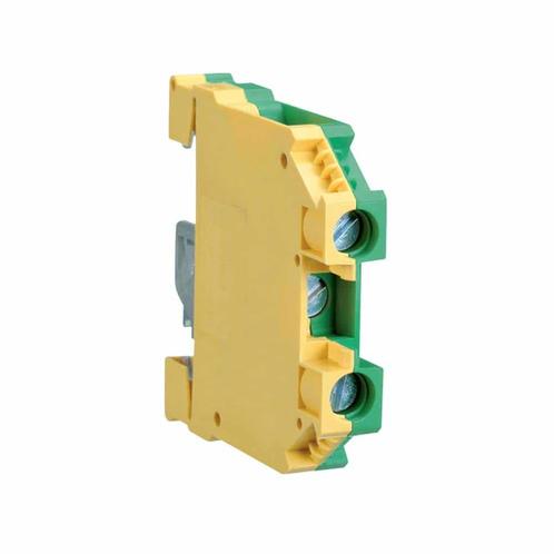 Hager montageklem 6mm2 geel groen, Doe-het-zelf en Verbouw, Elektra en Kabels, Ophalen of Verzenden