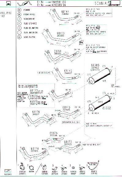 Tussenpijp voor SCANIA, Auto-onderdelen, Vrachtwagen-onderdelen, Ophalen of Verzenden