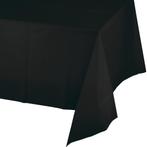 Zwart Tafelkleed Plastic 2,74m, Verzenden, Nieuw