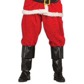 Zwarte laarshoezen musketier verkleed accessoire - Kerstma..