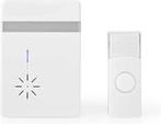 Nedis Draadloze Deurbelset - Batterij Gevoed - 3 V DC - 1x, Ophalen of Verzenden, Nieuw