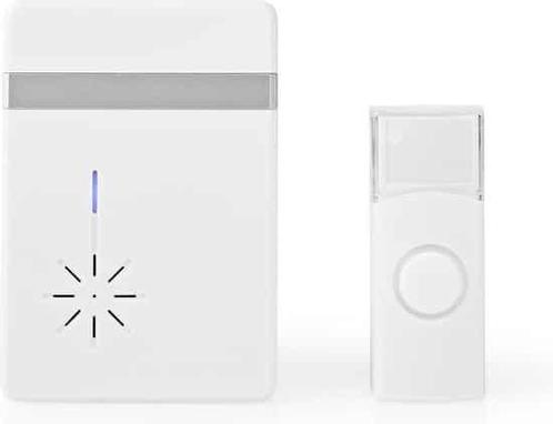 Nedis Draadloze Deurbelset - Batterij Gevoed - 3 V DC - 1x, Doe-het-zelf en Verbouw, Gereedschap | Handgereedschap, Nieuw, Ophalen of Verzenden