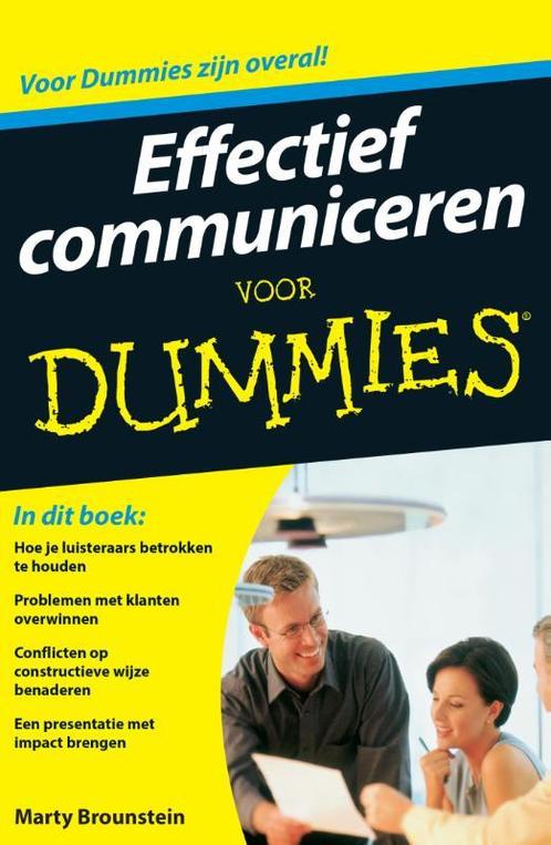 Voor Dummies   Effectief communiceren voor Dum 9789045350578, Boeken, Studieboeken en Cursussen, Zo goed als nieuw, Verzenden