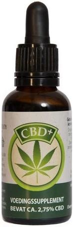 JACOB HOOY CBD+ OLIE 2,75% DRUPPELAAR 30 ML, Nieuw, Verzenden