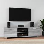 vidaXL Tv-meubel 140x40,5x35 cm bewerkt hout grijs sonoma, Huis en Inrichting, Kasten | Televisiemeubels, 100 tot 150 cm, Verzenden