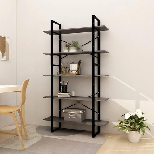 vidaXL Boekenkast met 5 schappen 100x30x175 cm massief, Huis en Inrichting, Kasten | Boekenkasten, 25 tot 50 cm, Nieuw, Grenenhout