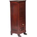 Unieke Empire bordenwarmer in mahonie n in authentieke staat, Ophalen of Verzenden