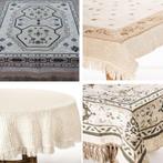 Tafelkleden handweef - div maten en kleuren - ook in rond, Ophalen of Verzenden, Nieuw, Binnen