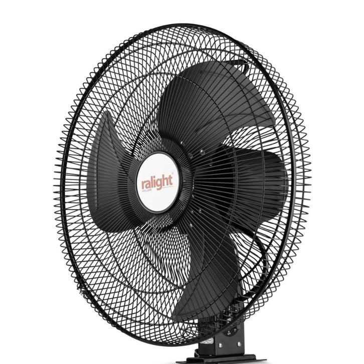 Ralight Wandventilator ø45cm zwart, Doe-het-zelf en Verbouw, Ventilatie en Afzuiging, Nieuw, Ophalen of Verzenden