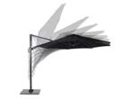 Garden Impressions Zweefparasol Hawaii 3,5 mtr zwart, Tuin en Terras, Nieuw, 3 tot 4 meter, Zweefparasol, Verstelbaar