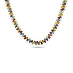 Halsketting - 14 karaat Geel goud, Exclusieve regenboog 14K, Sieraden, Tassen en Uiterlijk, Kettingen, Nieuw