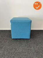 Rohde & Grahl - Poef - met wielen - 47.5x45x45cm - Licht bla, Vergader- of Presentatieruimte, Ophalen of Verzenden, Gebruikt, Stoel