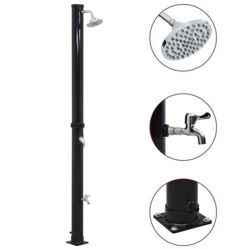 vidaXL Solardouche 20 L 220 cm zwart, Tuin en Terras, Zwembad-toebehoren, Nieuw, Verzenden