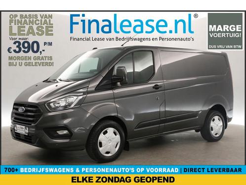 Ford Transit Custom 2.0 TDCi L1H1 Marge AUT Airco Cam €390pm, Auto's, Bestelauto's, Lease, Automaat, Diesel, Ford, Zilver of Grijs