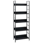 vidaXL Boekenkast met 5 schappen 60x27,6x158,5 cm bewerkt, Huis en Inrichting, Kasten | Boekenkasten, Minder dan 50 cm, Verzenden