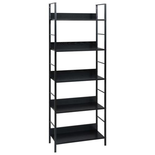 vidaXL Boekenkast met 5 schappen 60x27,6x158,5 cm bewerkt, Huis en Inrichting, Kasten | Boekenkasten, 25 tot 50 cm, Nieuw, Overige houtsoorten
