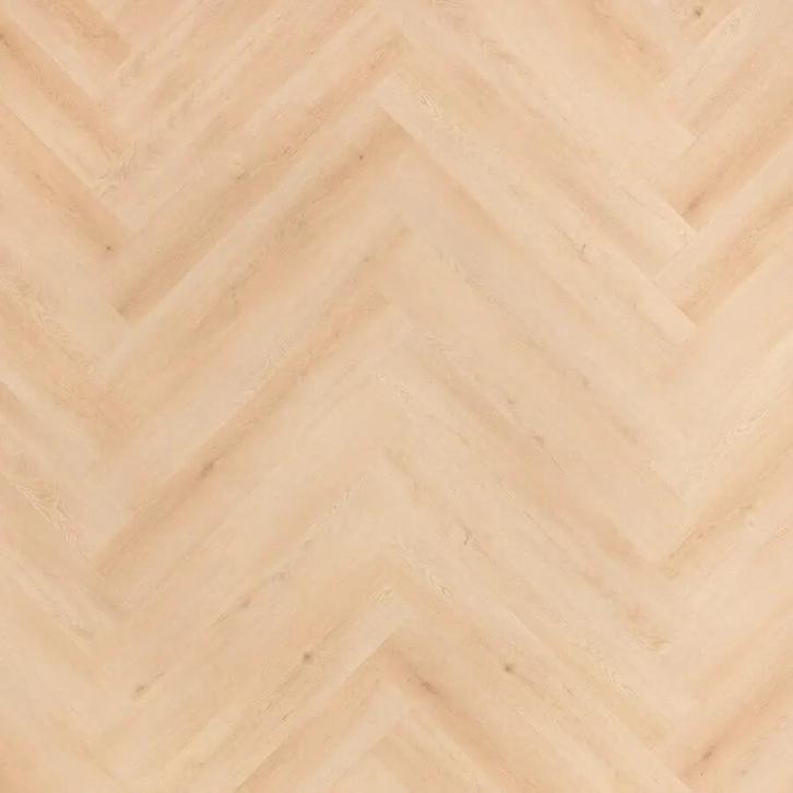 FLOER Walvisgraat Click PVC FLR-3916 Cetus Creme PVC, Huis en Inrichting, Stoffering | Vloerbedekking, Overige typen, Overige kleuren