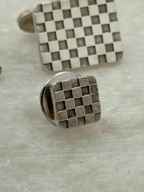 Zonder Minimumprijs - Georg Jensen - Manchetknopen Zilver -, Sieraden, Tassen en Uiterlijk, Antieke sieraden