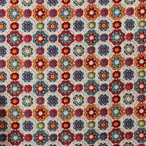 Kostbare Gobelin met reliëfeffect - Meubelstof - 140 cm -, Antiek en Kunst, Antiek | Kleden en Textiel