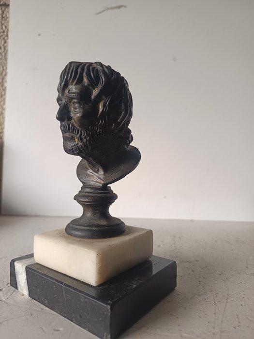 sculptuur, Seneca - 16 cm - Brons, Antiek en Kunst, Antiek | Keramiek en Aardewerk