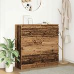 vidaXL Dressoir 100x35x99 cm spaanplaat oud hout, Huis en Inrichting, Kasten | Dressoirs, Verzenden, Nieuw, Overige houtsoorten